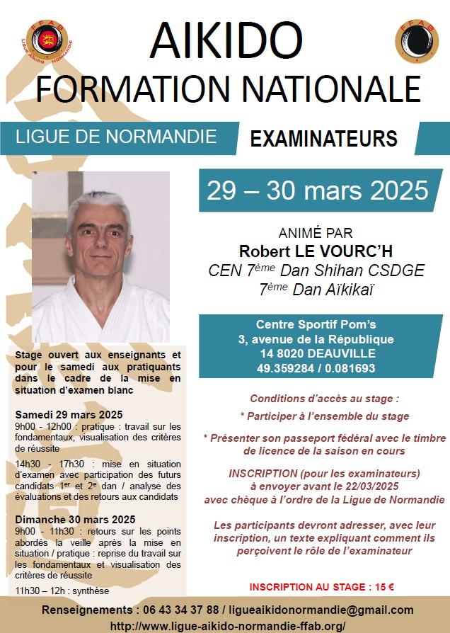 Stage examinateurs levourch mars 2025